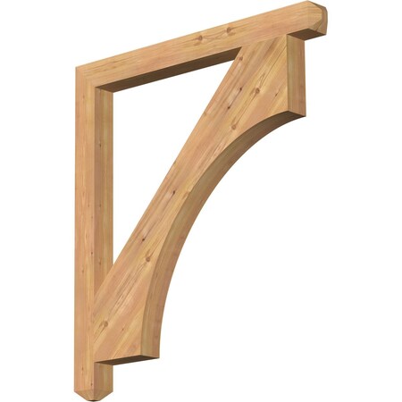 Ekena Millwork Westlake Craftsman Smooth Bracket, Western Red Cedar, 3 1/2"W x 40"D x 44"H BKT04X40X44WTL04SWR